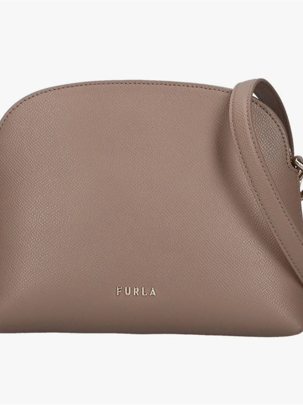 Furla Blush Taupe Pebbled Leather Crossbody - Picture 1 of 2